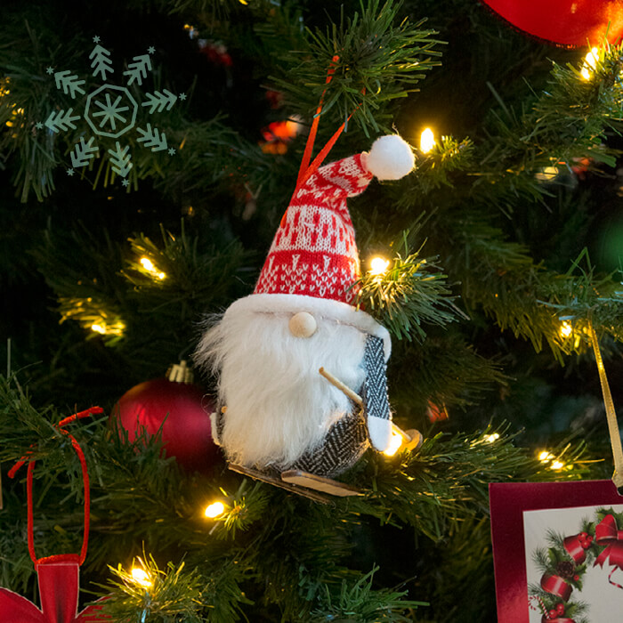 Santa Ornament